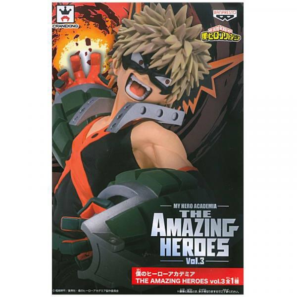 My Hero Academia 6'' Bakugo Katsuki Amazing Heroes Vol. 3 Banpresto Prize Figure picture