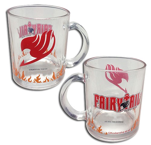 Fairy Tail Symbol Glass Coffee Mug Cup