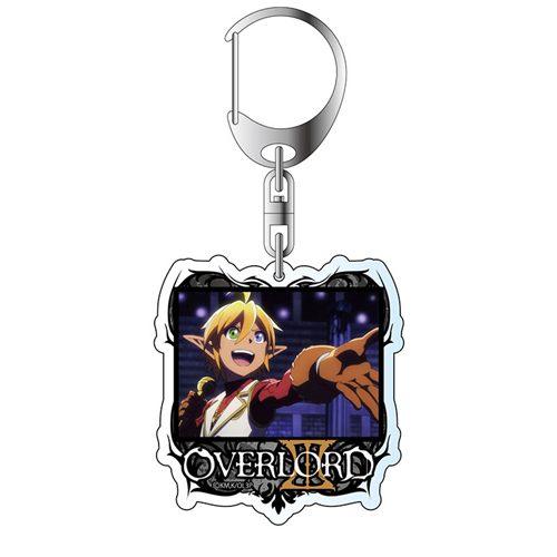 Overlord Aura Bello Fiore Scene Acrylic Key Chain