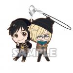 Yuri on Ice Yuri Katsuki and Yuri Plisetsky Pairs Rubber Phone Strap