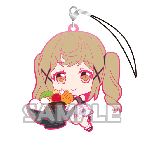 Bang Dream Ichigaya Arisa Holding Dessert Glitter Ver. Poppin'Party Phone Strap