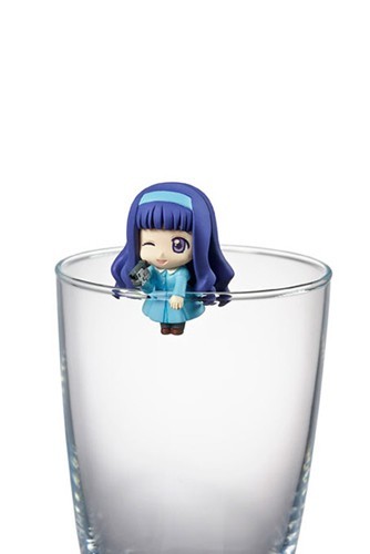 Card Captor Sakura Tomoyo Blue Dress w/ Camera Ochatomo Cup Figure picture