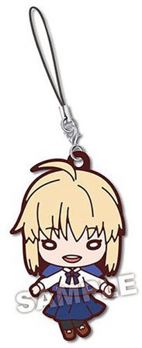 Fate Stay Night Saber Nitotan Rubber Phone Strap