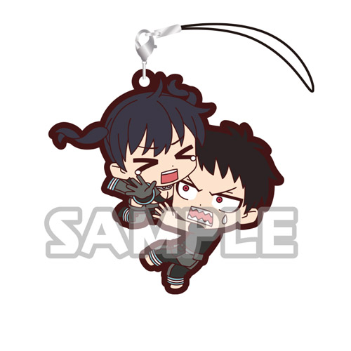 Fire Force Shinra Kusakabe, Tamaki Kotatsu Duos Rubber Phone Strap picture
