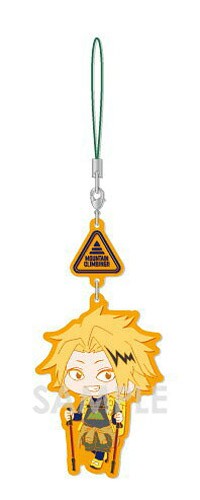 My Hero Academia Kaminari Denki Mountain Climbing Yura Rubber Phone Strap