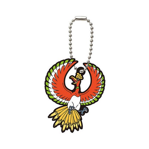 Pokemon Ho-Oh Rubber Gashapon Key Chain Series 7