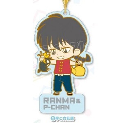 Ranma 1/2 Ranma and P-Chan Rumiko Takahashi Rubber Phone Strap picture
