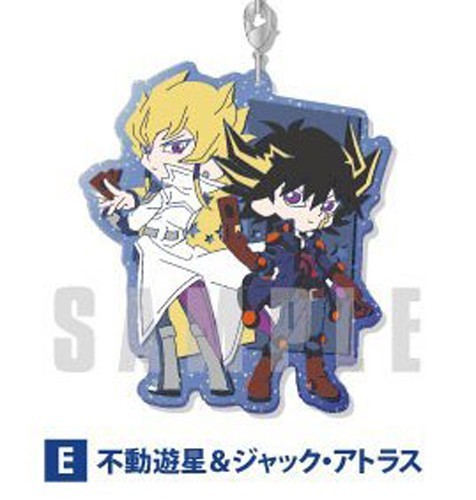 Yugioh 5D's Fudou Yuusei, Jack Atlas Pairs Rubber Phone Strap picture