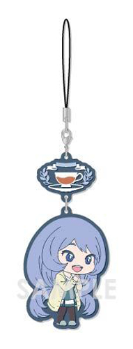 My Hero Academia Hado Nejire Tea Party Ver. Chara Yura Rubber Phone Strap