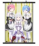 Re:Zero Rem, Ram and Emelia Wall Scroll Poster