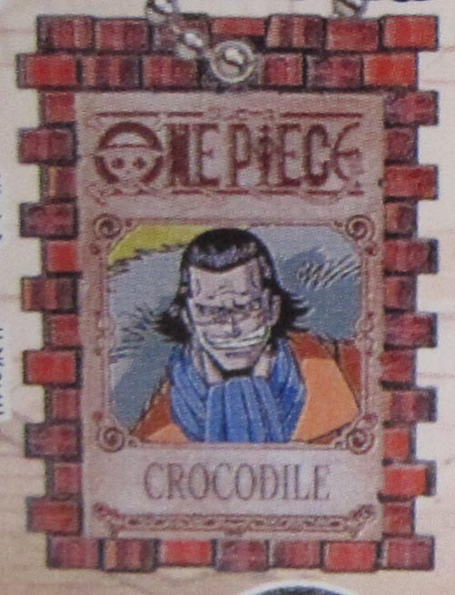 One Piece Crocodile Wanted Key Chain picture