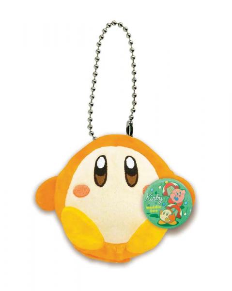 Nintendo Kirby 3'' Waddle Dee Kurumikko with Pins Plush Gashapon Key Chain