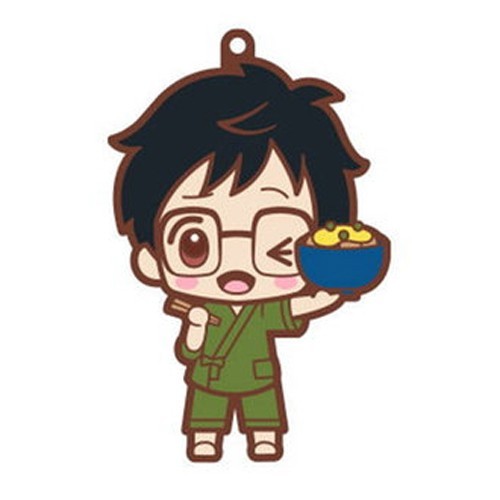 Yuri on Ice Katsuki Yuri Katsudon Ver. Choko Kawa Rubber Phone Strap