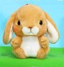 Pote Usa 3'' Brown Bunny Amuse Plush Key Chain