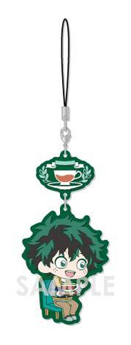 My Hero Academia Midoriya Izuku Deku Tea Party Ver. Chara Yura Rubber Phone Strap