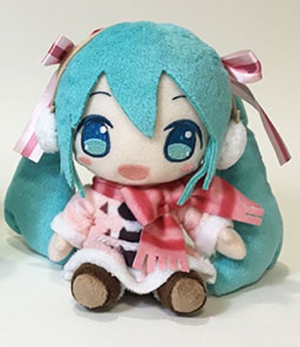 Vocaloid 8'' Snow Miku w/ Earmuffs Plush