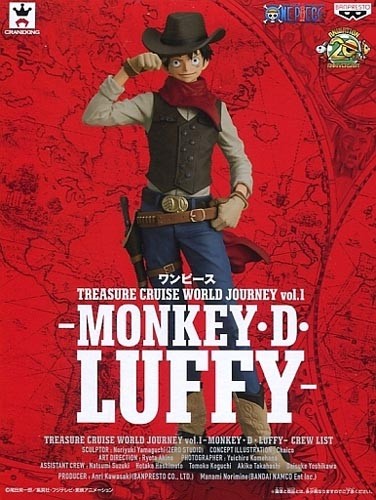 One Piece 8'' Luffy Treasure Cruise World Journey Vol. 1 Banpresto Prize Figure picture