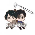 Yuri on Ice Seung-Gil Lee and Yuri Katsuki Pairs Rubber Phone Strap