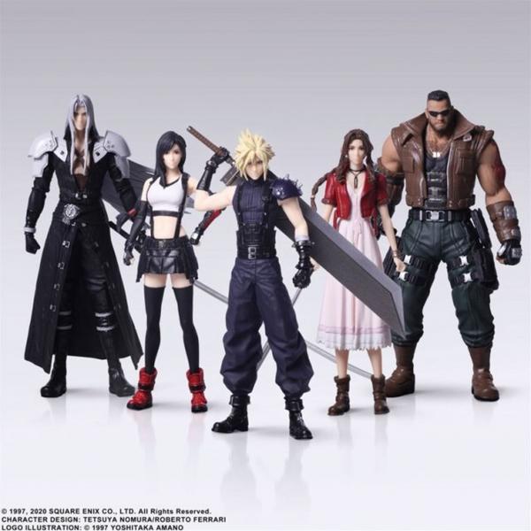 Final Fantasy VII 4'' Trading Figure Set of 5 picture