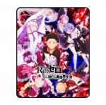 Re:Zero Group Key Art Microfiber Fleece Blanket