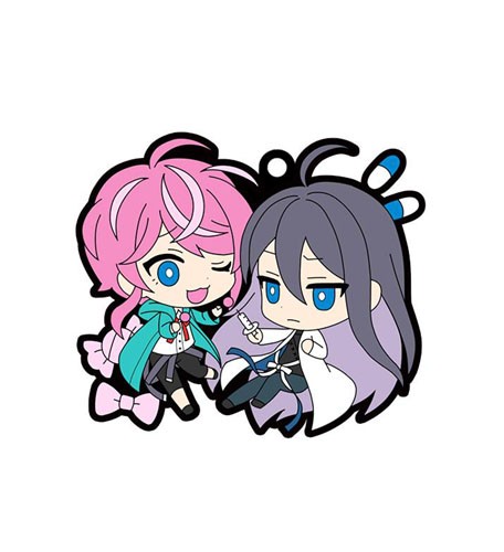 Hypnosis Mic Amemura Ramuda, Jinguuji Jakurai Buddy Colle Rubber Key Chain picture