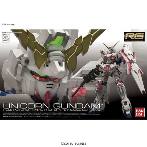 Gundam Unicorn Gundam UC Real Grade 1/144 Scale Model Kit picture