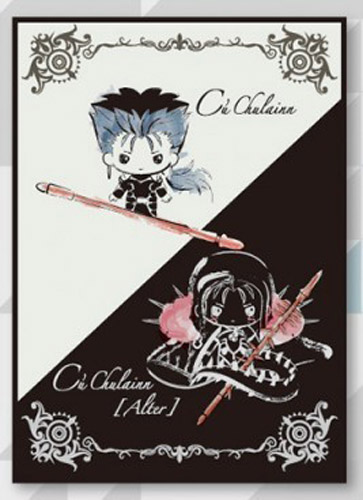 Fate Grand Order X Sanrio Cu Chulainn and Cu Chulainn Alter Microfiber Fleece Blanket Prize picture