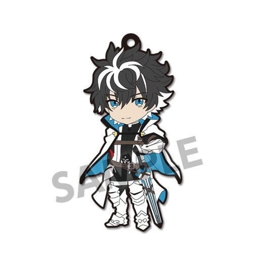 Fate Extella Link Saber Charlemagne Pic-Lil! Rubber Phone Strap picture