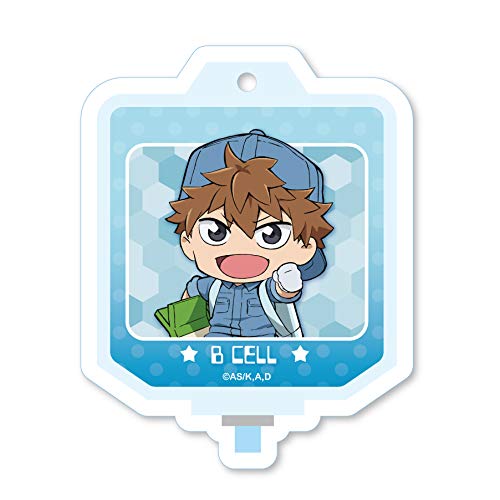 Cells at Work B Cell Blood Bag Acrylic Key Chain