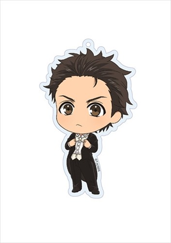 Welcome to Ballroom! Tatara Fujita Fixing Bowtie Acrylic Trading Key Chain picture