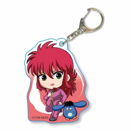Yu Yu Hakusho Kurama Running with Puu Acrylic Key Chain