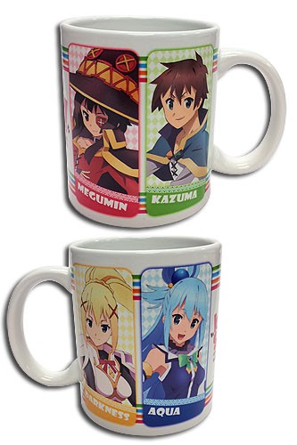 Konosuba Group Coffee Mug Cup
