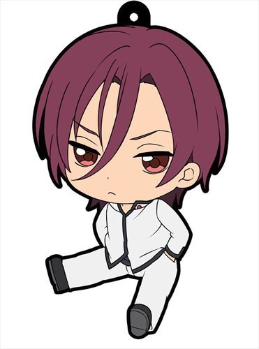 Free! - Iwatobi Swim Club Rin School Uniform Vol. 2 Petanko Rubber Phone Strap picture