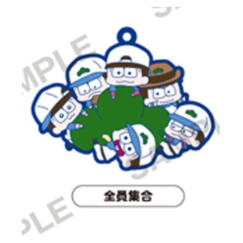 Osomatsu-san Group PitaColle Rubber Phone Strap