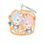 Re:Zero Rem and Ram Cooking Rubber Phone Strap