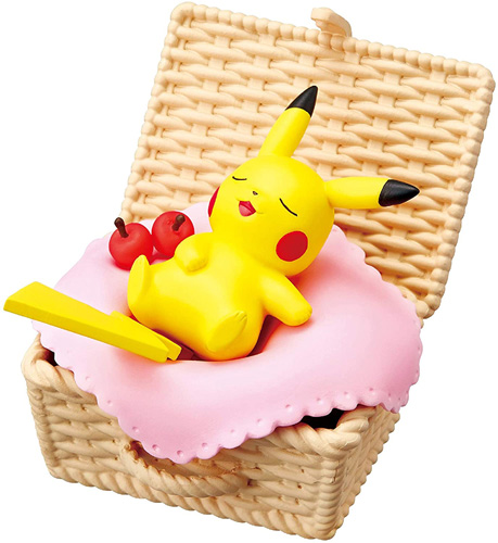 Pokemon 2'' Pikachu Utatane Basket Trading Figure picture