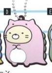 Sumikko Gurashi Neko Rubber Luggage Tag Key Chain