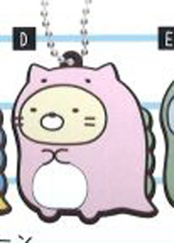 Sumikko Gurashi Neko Rubber Luggage Tag Key Chain picture