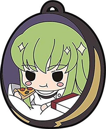 Code Geass C.C. Rubber Egg Phone Strap