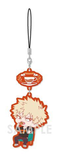 My Hero Academia Bakugo Katsuki Tea Party Ver. Chara Yura Rubber Phone Strap
