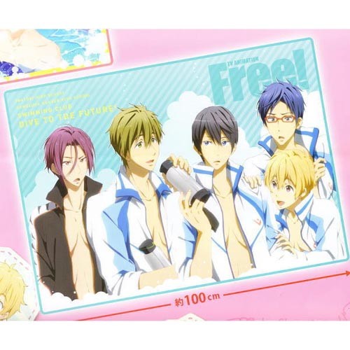 Free! - Iwatobi Swim Club Line Up Microfiber Blanket picture