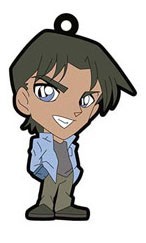 Detective Conan Heiji Hatori Harley Rubber Phone Strap