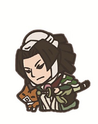 Bravely Default Second Nobutsuna Kamiizumi Rubber Phone Strap picture