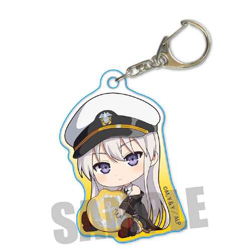 Azur Lane Enterprise Gyugyutto Acrylic Key Chain picture
