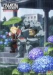 Fullmetal Alchemist Ed and Al In the Rain EbiVibe Wall Scroll (27.8 x 19.7 inches)