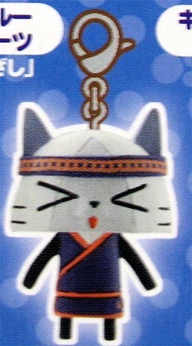 Monster Hunter White Cat Kitchen Outfit Chara Mascot Fastener picture