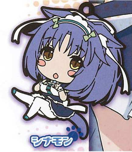 Nekopara Cinnamon Stand Stones Rubber Key Chain