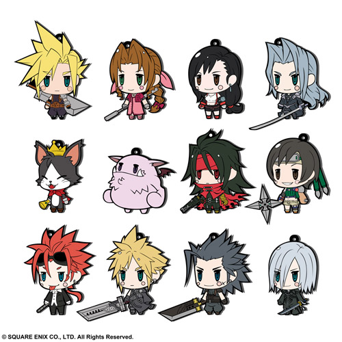 Final Fantasy VII Cloud Advent Children Ver. Trading Rubber Phone Strap Extended Edition picture