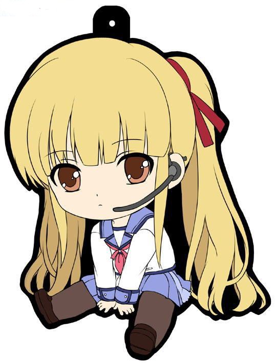 Angel Beats Rubber Phone Strap Yusa picture