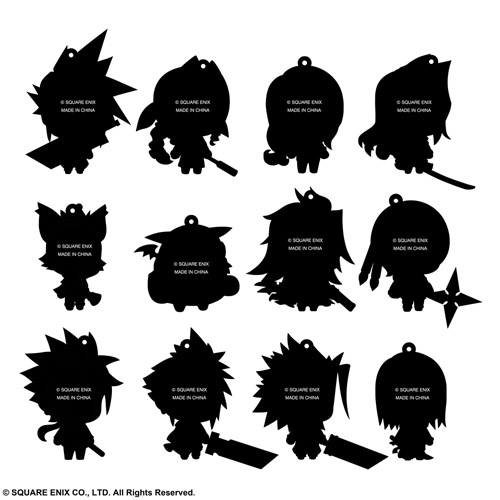 Final Fantasy VII Cloud Advent Children Ver. Trading Rubber Phone Strap Extended Edition picture